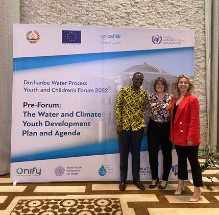 From left to right: Jacob Amengor, Emily Ryan and Isabela Espindola. Photo: Isabela Espindola